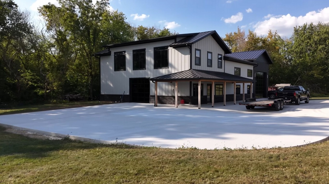 Professional concrete driveway installation in Wakefield, MA